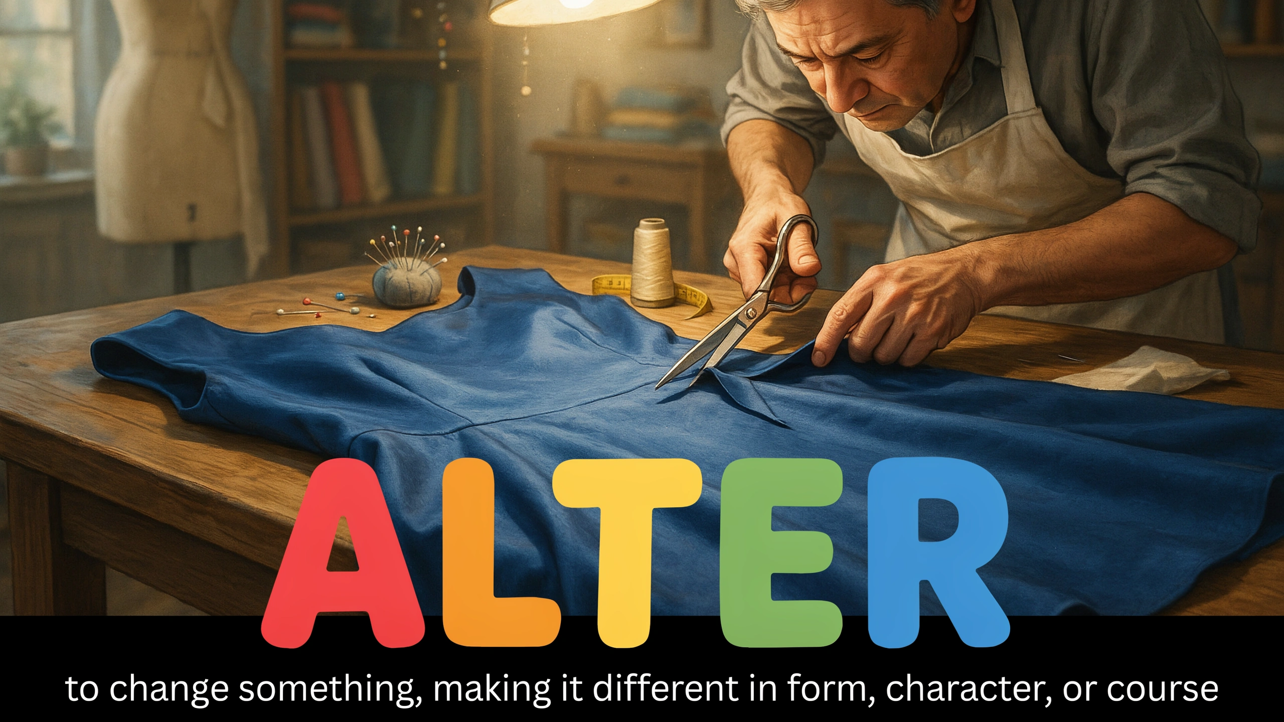 English Illustration for alter